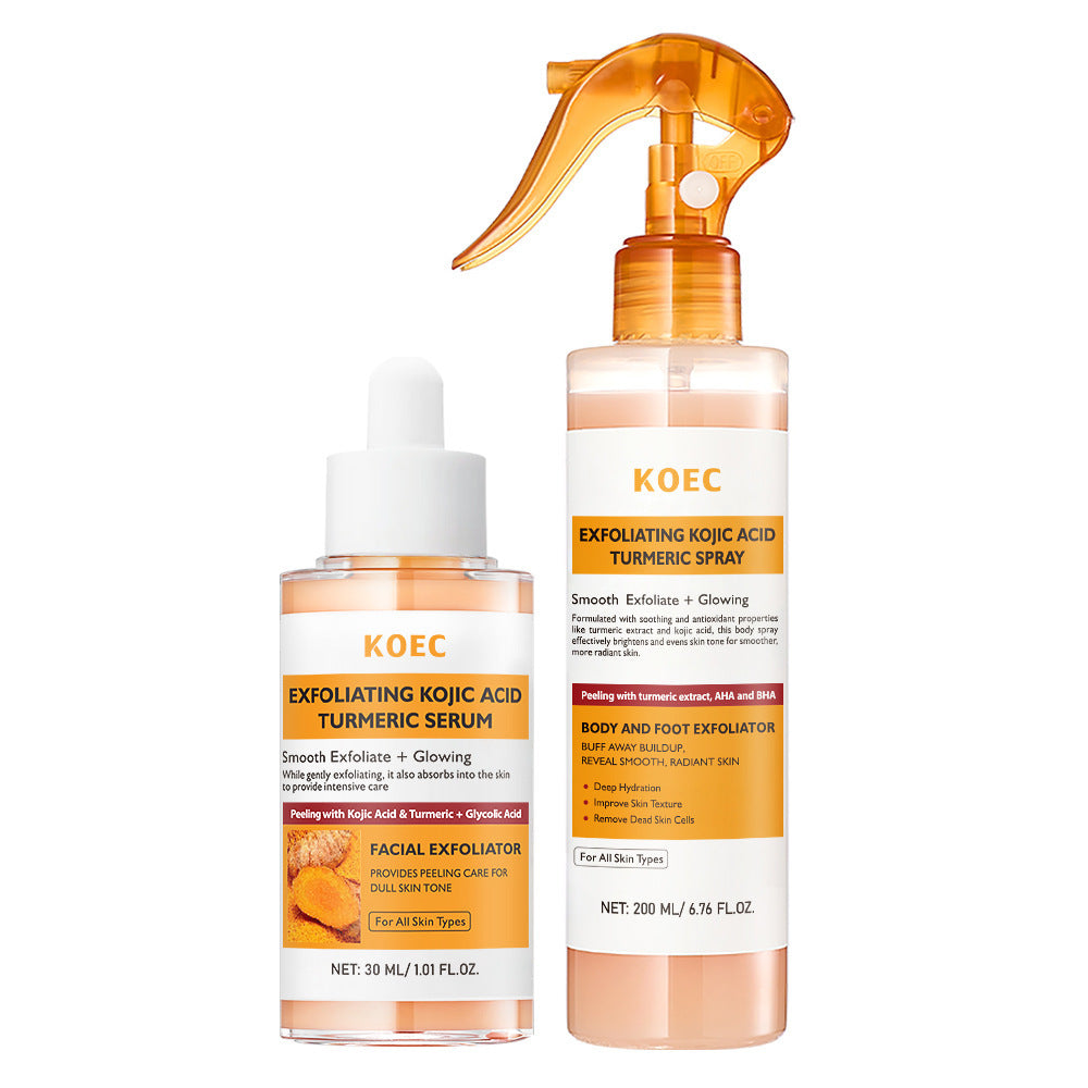 Turmeric Exfoliating Toner + Spray Duo