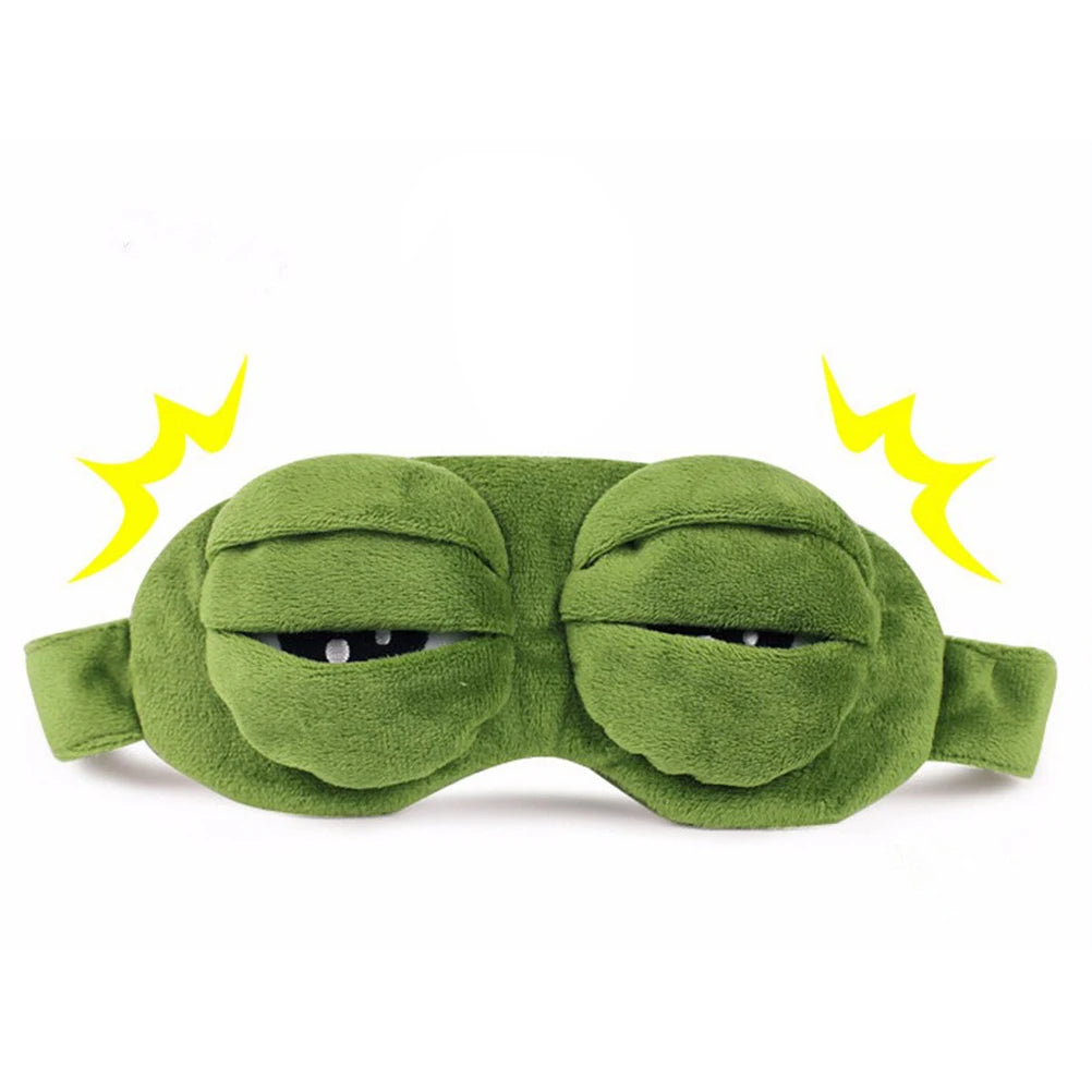 Pepe the Frog 3D Plush Sleep Mask - Limited Edition (Only 4 Available)