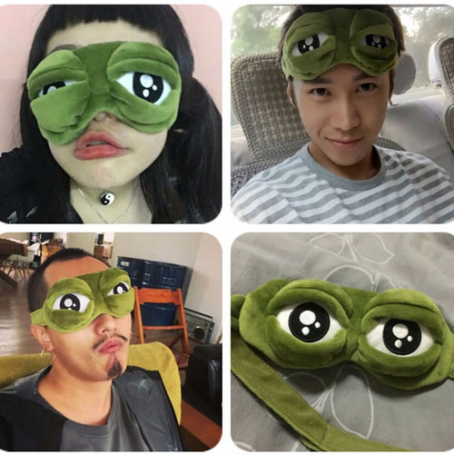 Pepe the Frog 3D Plush Sleep Mask - Limited Edition (Only 4 Available)