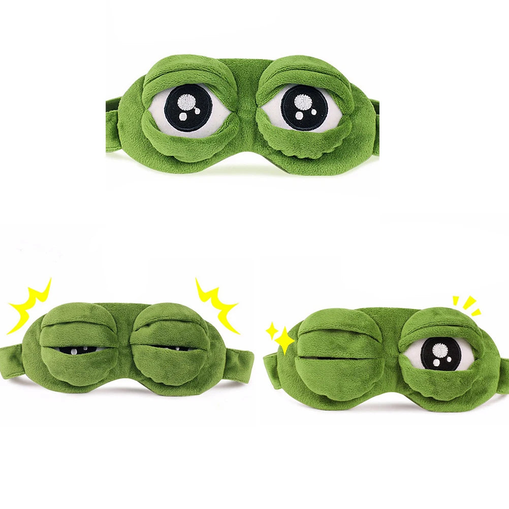 Pepe the Frog 3D Plush Sleep Mask - Limited Edition (Only 4 Available)