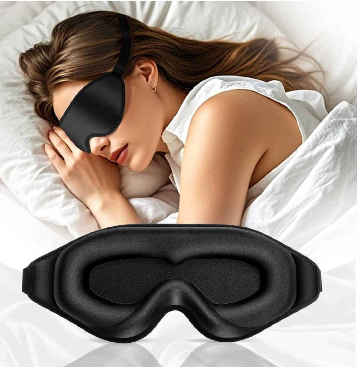 3D Deep Contoured Sleep Eye Mask - product detail