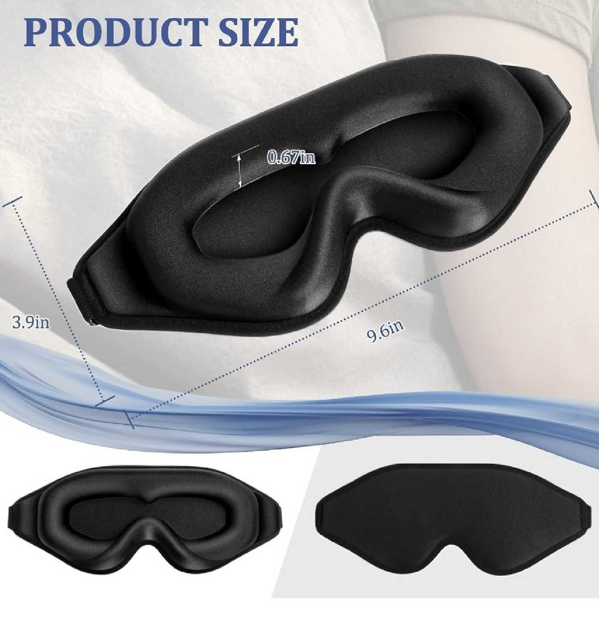 3D Deep Contoured Sleep Eye Mask - product detail
