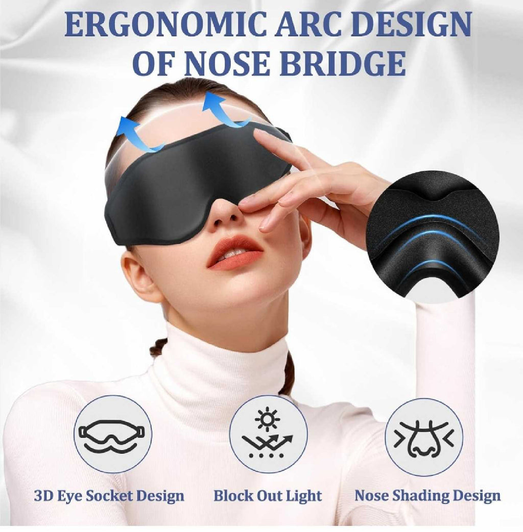 3D Deep Contoured Sleep Eye Mask - product detail
