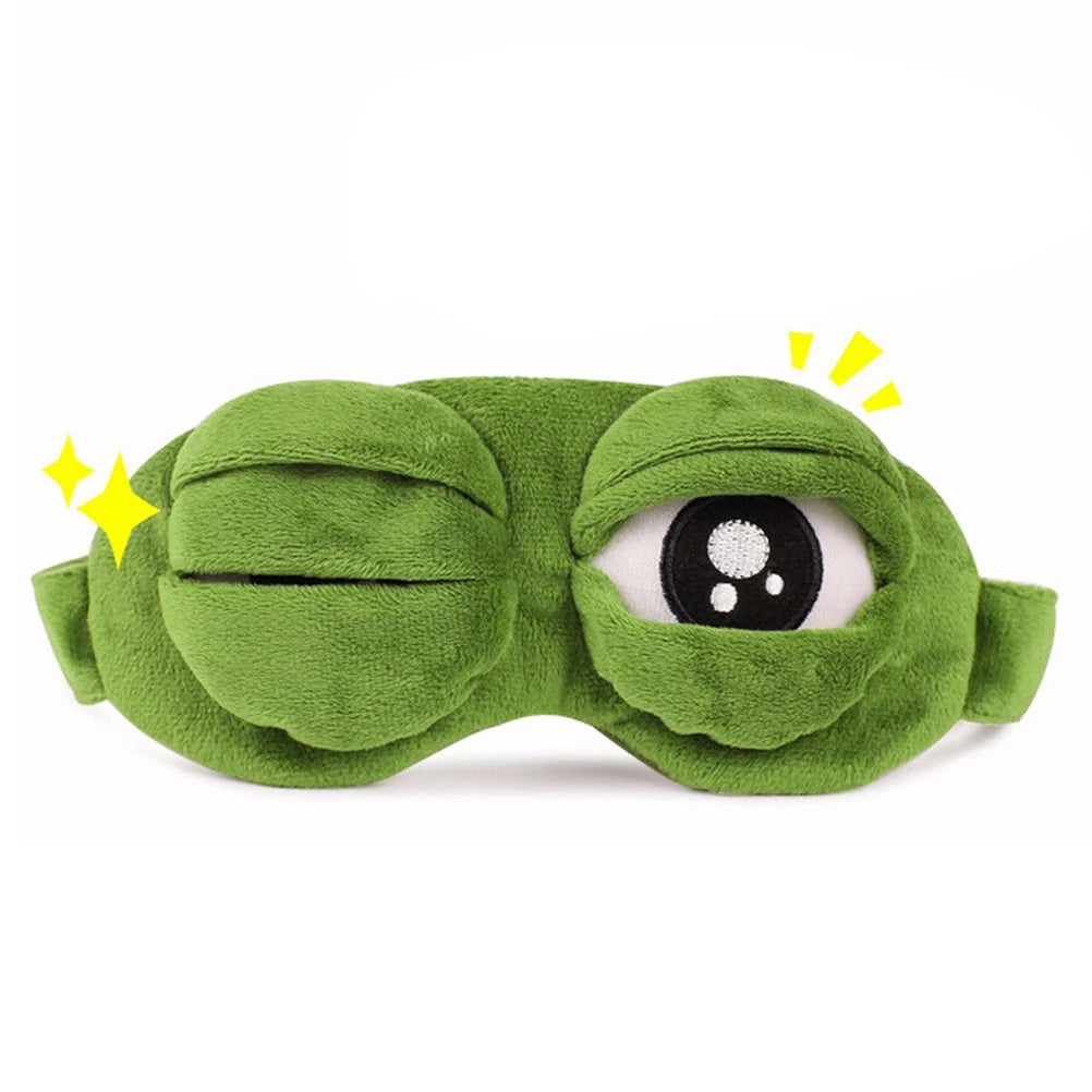 Pepe the Frog 3D Plush Sleep Mask - Limited Edition (Only 4 Available)